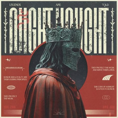 A dark knight under night light